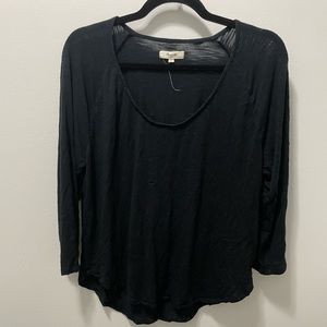Black madewell long sleeve tee